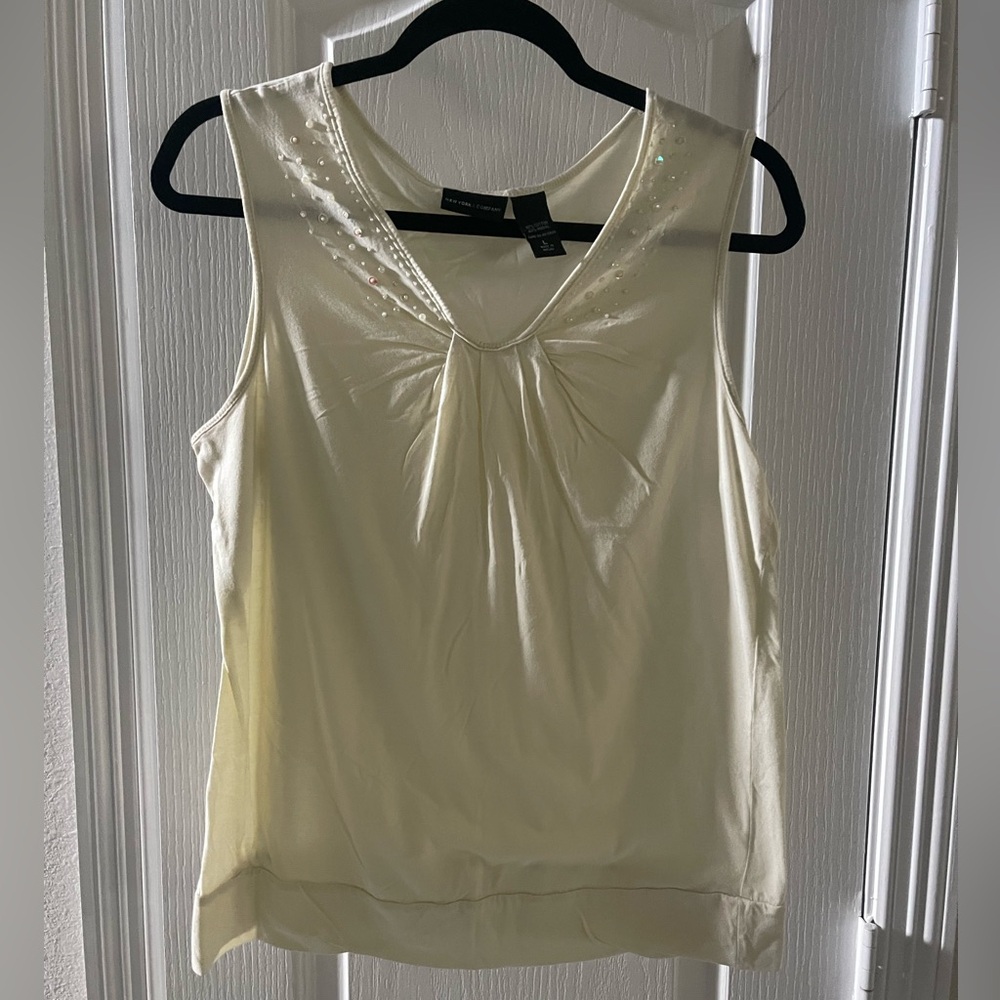 New York & Company: Embellished V-Neck Top - NEW!